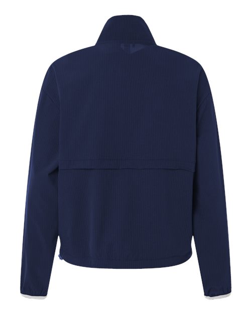 Women's Go-To Quarter-Zip Jacket - Collegiate Navy Back