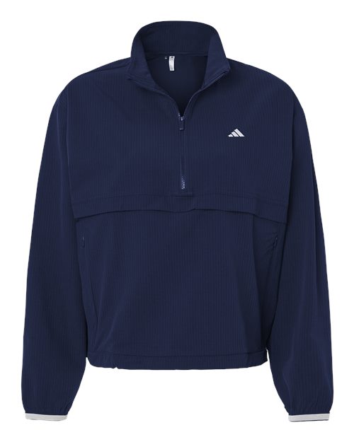 Women's Go-To Quarter-Zip Jacket - Collegiate Navy Front