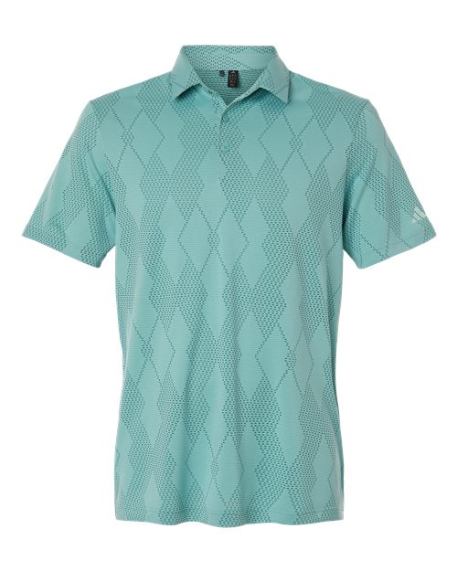 Men's Ultimate365 Textured Polo - Mint Tone Front