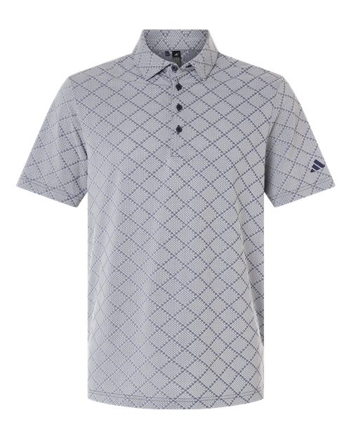 Men's Ultimate365 Jacquard Polo - Collegiate Navy/ White Front