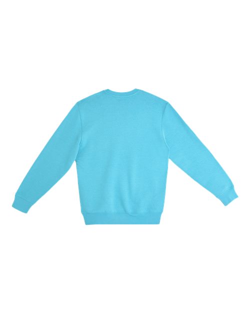 Unisex Premium Crewneck Sweatshirt - Ocean Blue Back