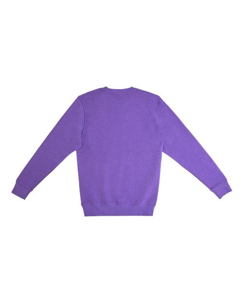 Unisex Premium Crewneck Sweatshirt - Purple Back