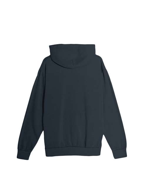 Unisex Urban Pullover Hooded Sweatshirt - Navy Back