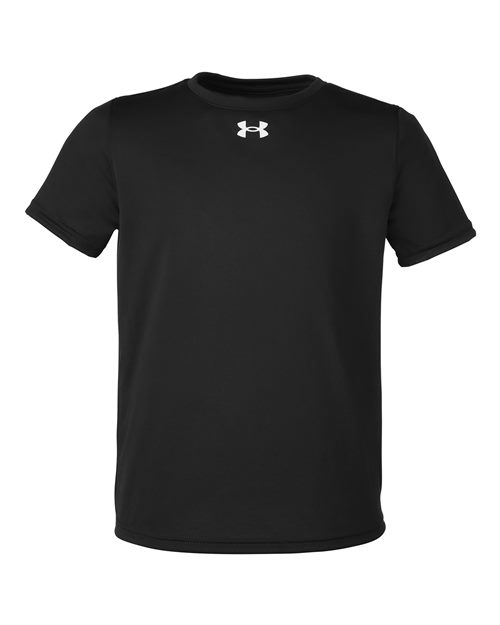 Youth Tech™ Team T-Shirt - Black/ White Front
