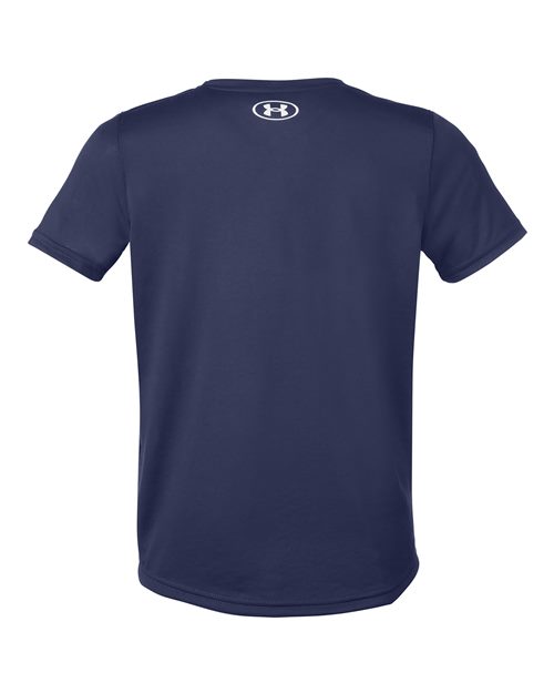Youth Tech™ Team T-Shirt - Midnight Navy/ White Back