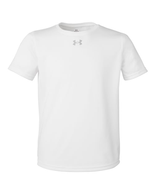 Youth Tech™ Team T-Shirt - White/ Mod Grey Front