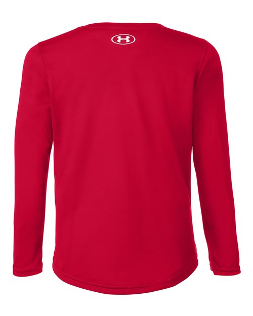 Youth Tech™ Team Long Sleeve T-Shirt - Red/ White Back