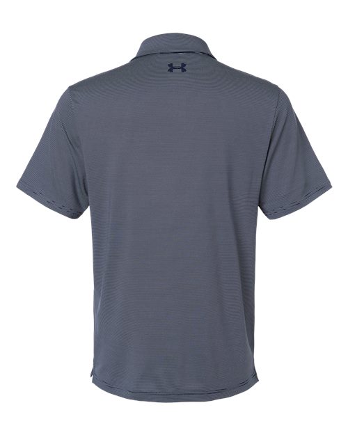 Men's Playoff 3.0 Stripe Polo - Midnight Navy/ White Back