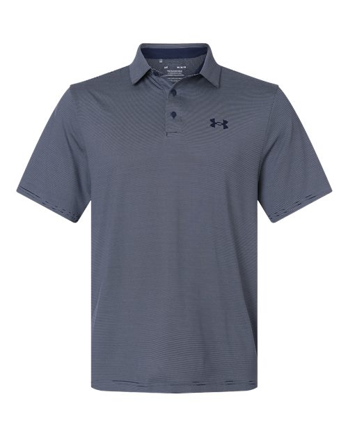 Men's Playoff 3.0 Stripe Polo - Midnight Navy/ White Front