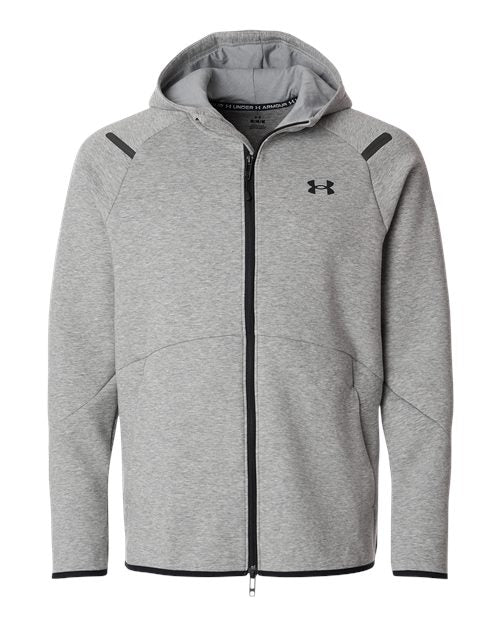 Men's Unstoppable Fleece Full-Zip - Mod Grey/ Black Front