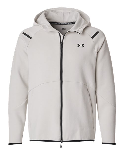 Men's Unstoppable Fleece Full-Zip - Summit White/ Black Front