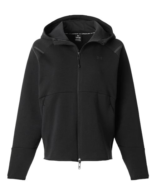 Women's Unstoppable Fleece Full-Zip Jacket - Black/ Black Front