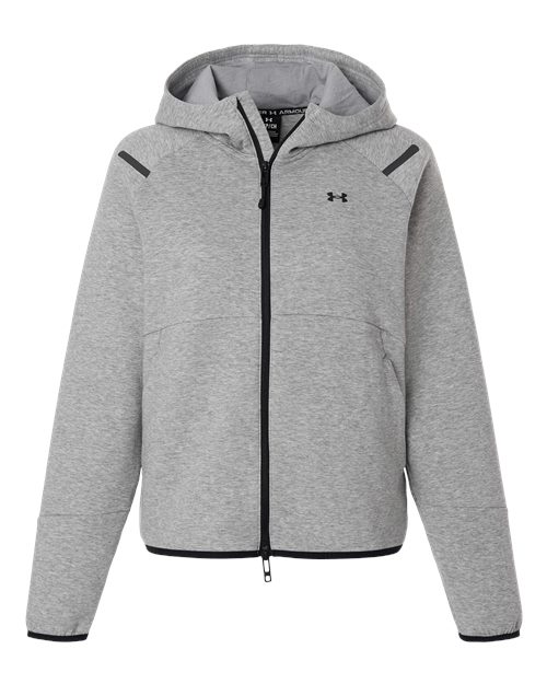 Women's Unstoppable Fleece Full-Zip Jacket - Mod Grey/ Black Front