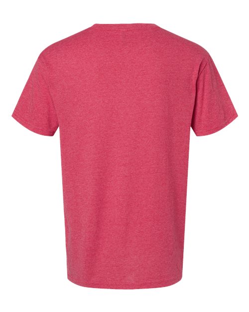 Men's Gold Soft Touch T-Shirt - Heather Pink Back