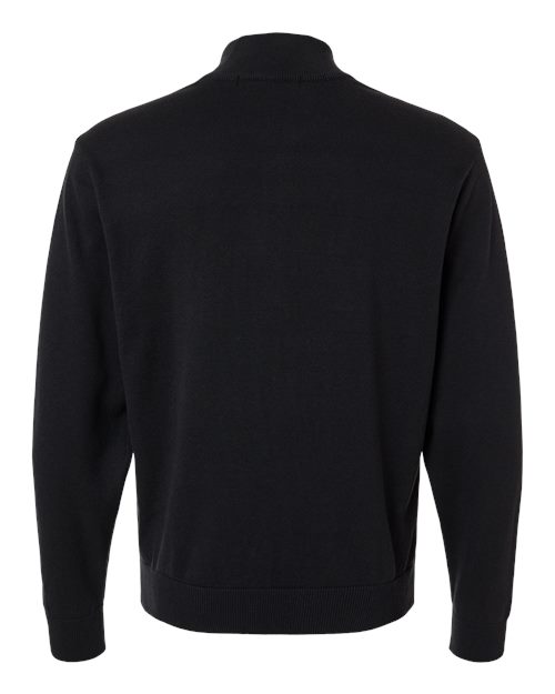 Men's New Classics Quarter-Zip Sweater - Black Back