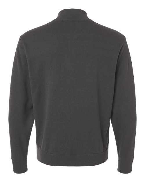 Men's New Classics Quarter-Zip Sweater - Graphite Back
