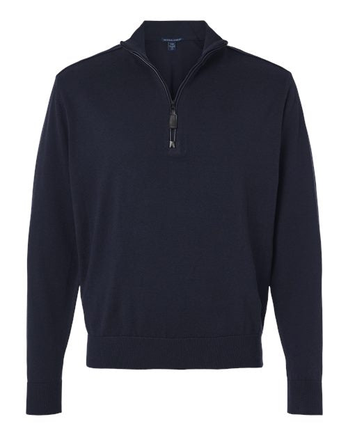 Men's New Classics Quarter-Zip Sweater - Navy Front