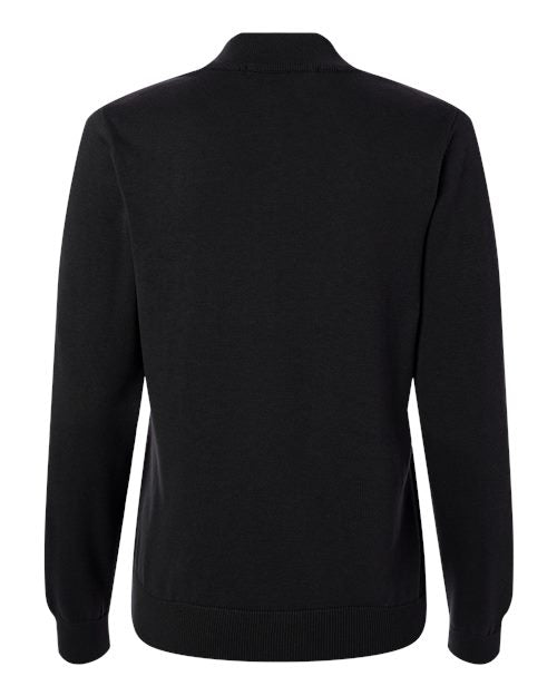 Women's New Classics Quarter-Zip Sweater - Black Back