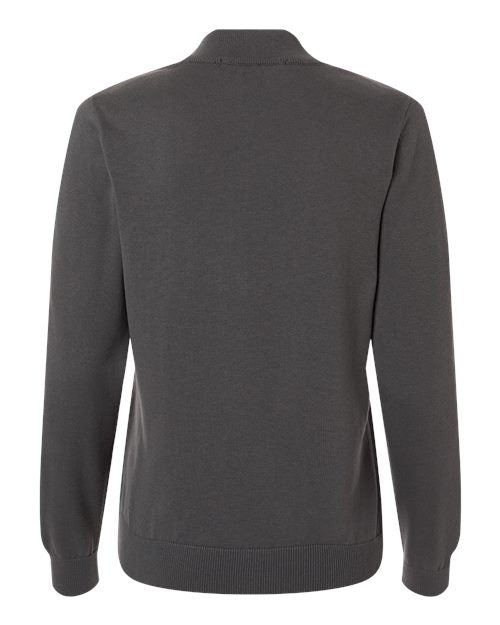 Women's New Classics Quarter-Zip Sweater - Graphite Back