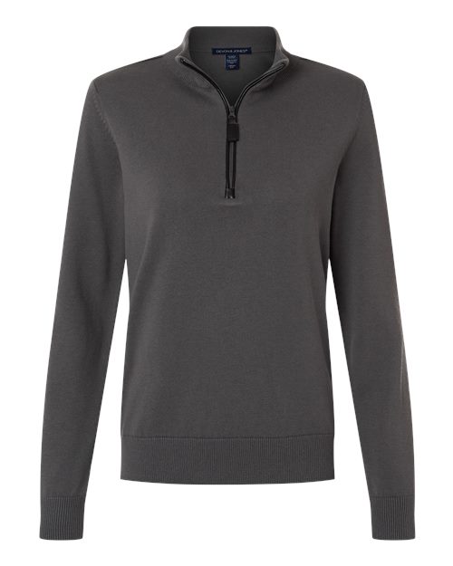 Women's New Classics Quarter-Zip Sweater - Graphite Front