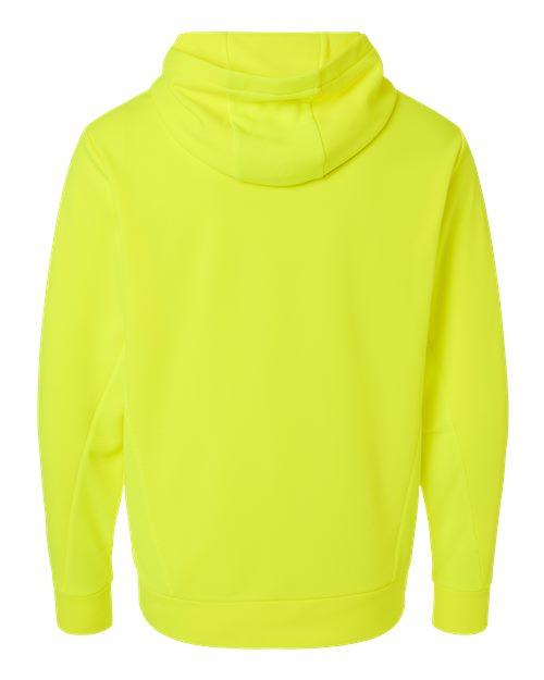 Unisex Squad Hooded Tech Fleece Pullover - Safety Yellow Back