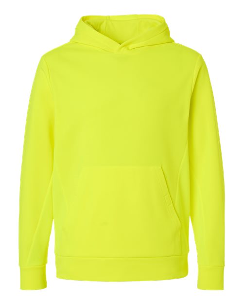 Unisex Squad Hooded Tech Fleece Pullover - Safety Yellow Front