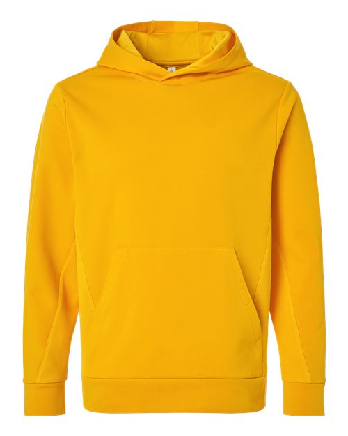 Unisex Squad Hooded Tech Fleece Pullover - Sport Athletic Gold Front