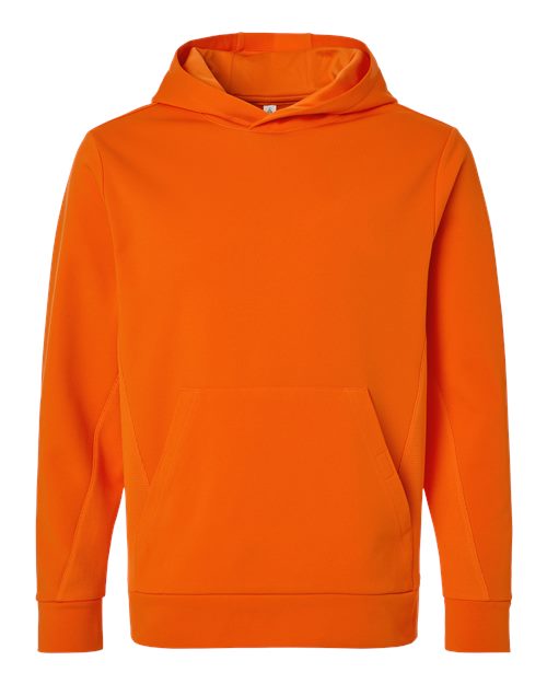 Unisex Squad Hooded Tech Fleece Pullover - Sport Orange Front