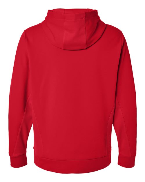 Unisex Squad Hooded Tech Fleece Pullover - Sport Red Back