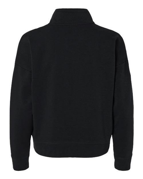 Women's Perform Quarter-Zip Pullover - Black Back