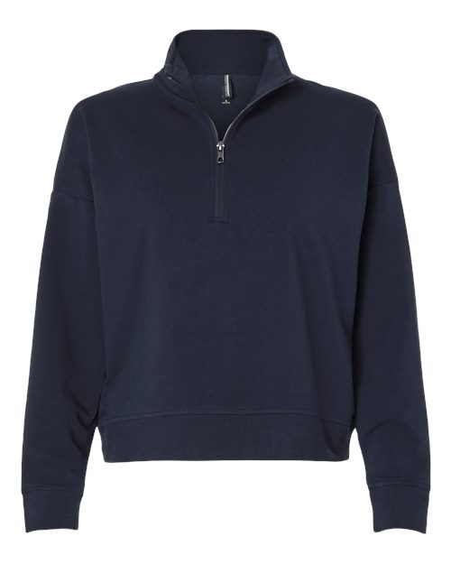 Women's Perform Quarter-Zip Pullover - Classic Navy Front