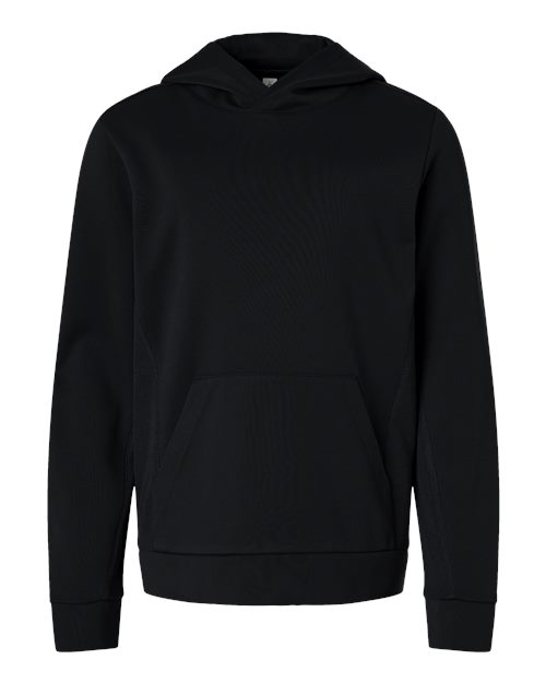 Youth Squad Hooded Tech Fleece Pullover - Black Front