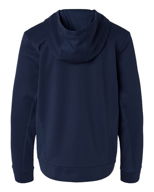 Youth Squad Hooded Tech Fleece Pullover - Sport Dark Navy Back