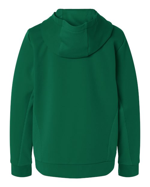 Youth Squad Hooded Tech Fleece Pullover - Sport Forest Back