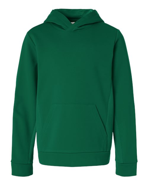 Youth Squad Hooded Tech Fleece Pullover - Sport Forest Front