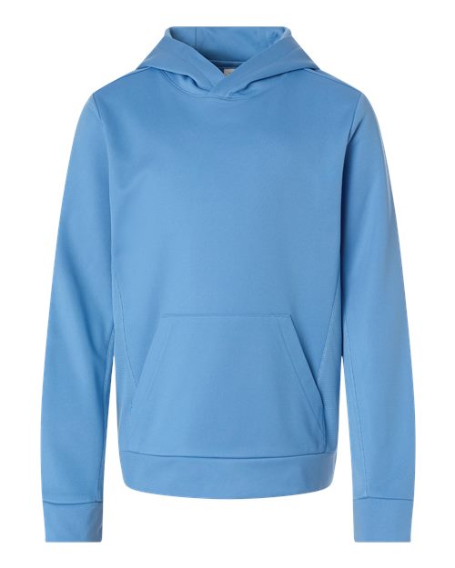 Youth Squad Hooded Tech Fleece Pullover - Sport Light Blue Front
