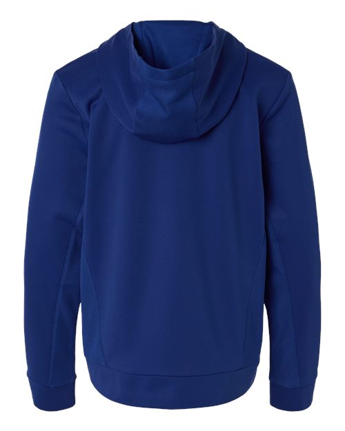 Youth Squad Hooded Tech Fleece Pullover - Sport Royal Back