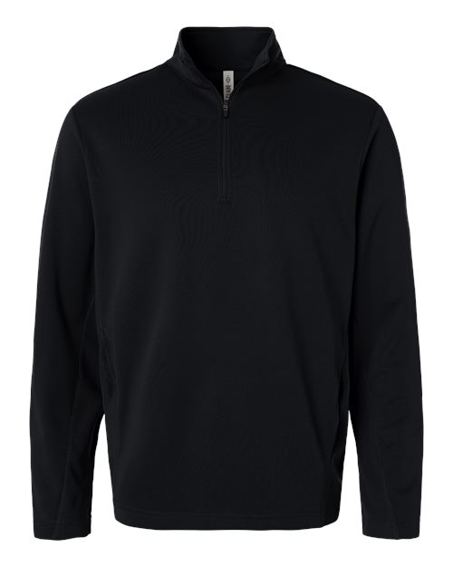 Unisex Squad Cadet Quarter-Zip Tech Fleece Pullover - Black Front