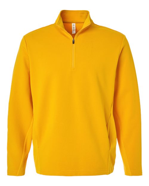 Unisex Squad Cadet Quarter-Zip Tech Fleece Pullover - Sport Athletic Gold Front