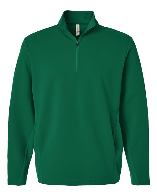Unisex Squad Cadet Quarter-Zip Tech Fleece Pullover - Sport Forest Front