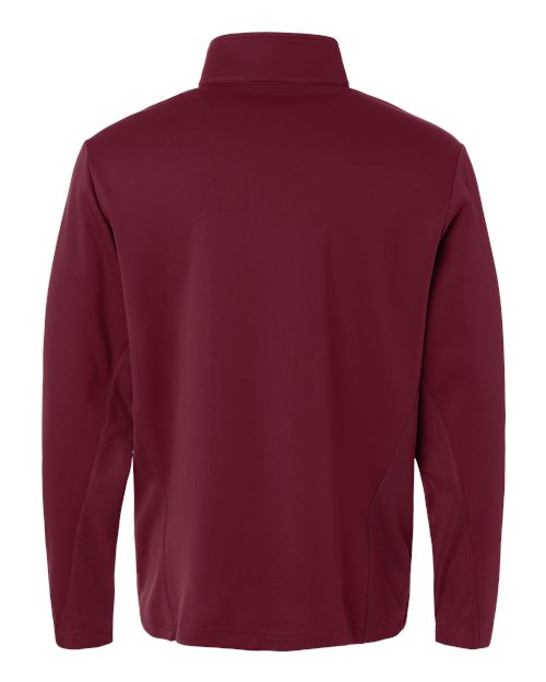 Unisex Squad Cadet Quarter-Zip Tech Fleece Pullover - Sport Maroon Back