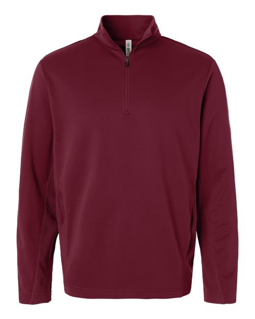 Unisex Squad Cadet Quarter-Zip Tech Fleece Pullover - Sport Maroon Front