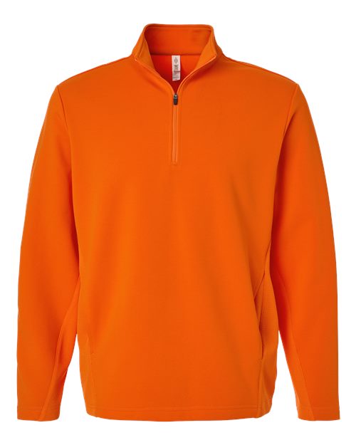 Unisex Squad Cadet Quarter-Zip Tech Fleece Pullover - Sport Orange Front