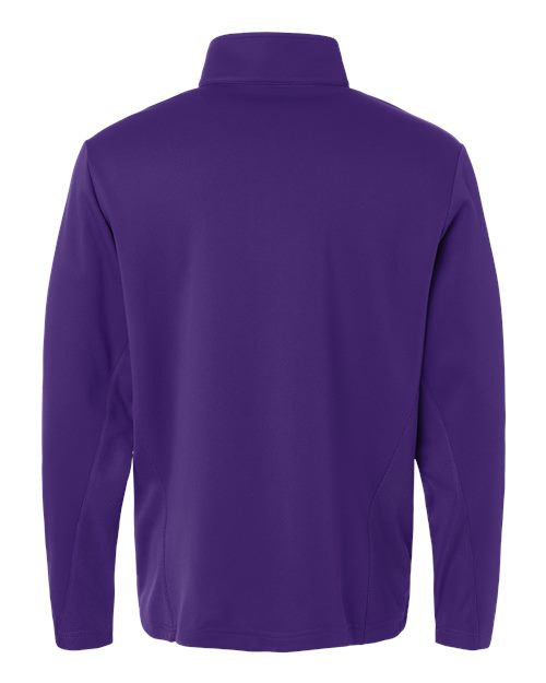 Unisex Squad Cadet Quarter-Zip Tech Fleece Pullover - Sport Purple Back