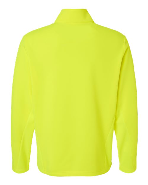 Unisex Squad Cadet Quarter-Zip Tech Fleece Pullover - Safety Yellow Back