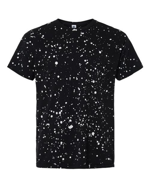 Unisex Bleach Out Dyed T-Shirt - Starry Night Front