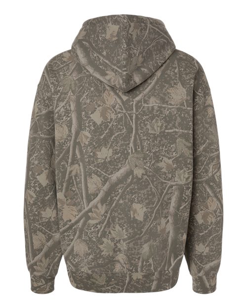 Unisex Heavyweight Hooded Sweatshirt - Deadwood Tree Camo Back