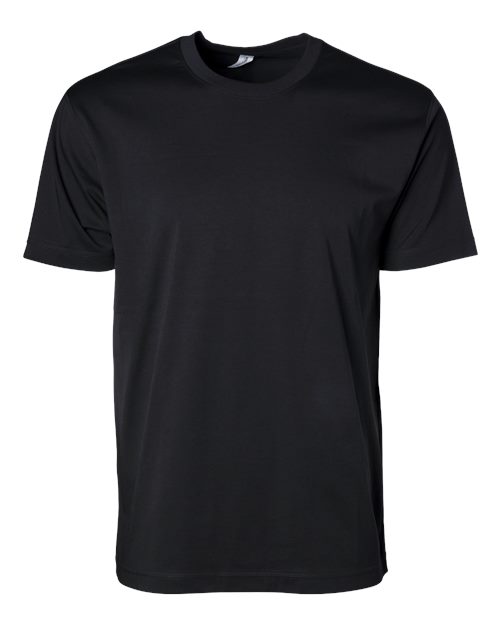 Unisex Lux Heavyweight T-Shirt - Black Front