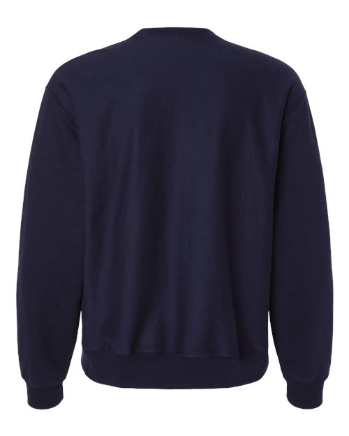 Unisex Beefy® Sweats Premium Heavyweight Crewneck Sweatshirt - Athletic Navy Back