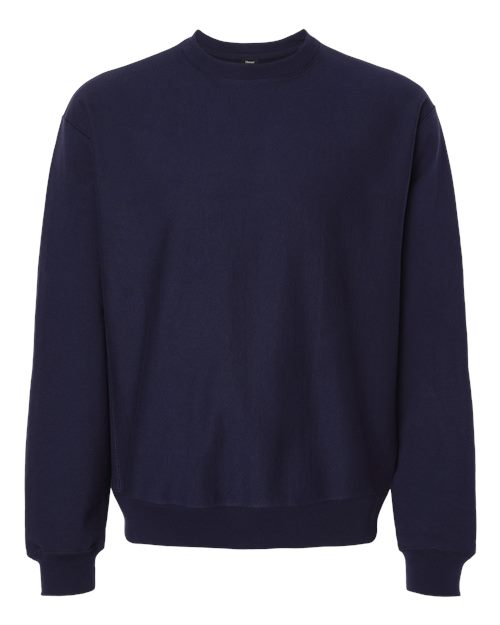 Unisex Beefy® Sweats Premium Heavyweight Crewneck Sweatshirt - Athletic Navy Front